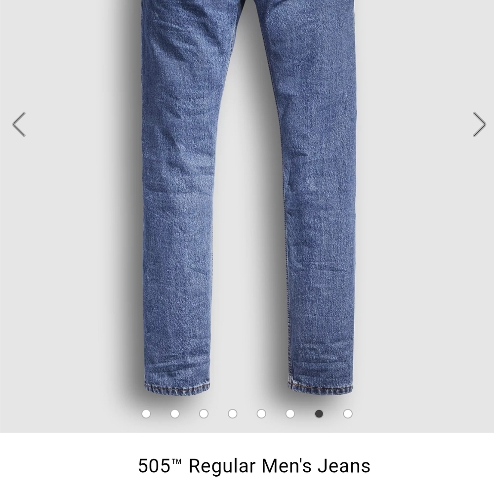 Levi's 505 Regular Straight Jeans - Medium Blue